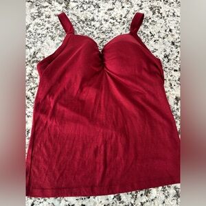 Tank camisole with built in bra xl true freedom